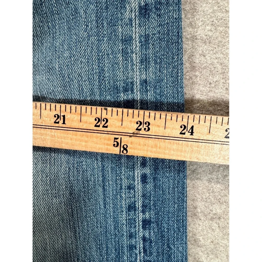 Levi's 501 Original Jeans Mens 36x32 Blue Denim Red Tab Button Fly Straight Leg